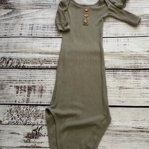 Caden Lane Olive Green Waffle Knit Top